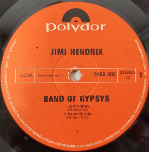 Jimi Hendrix – албум Band Of Gypsys - Img 2