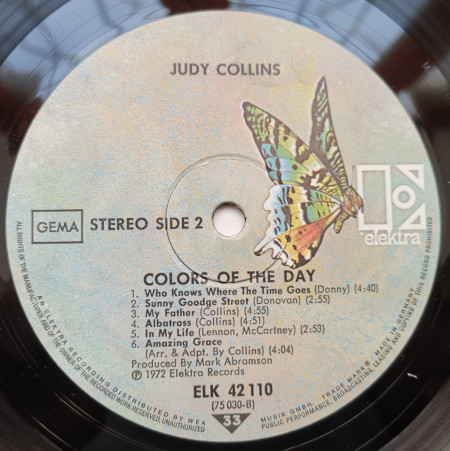 Judy Collins – албум Colors Of The Day The Best Of Judy Collins - Img 3