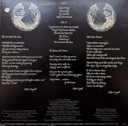 Larry Coryell – албум The Lion And The Ram - Img 2