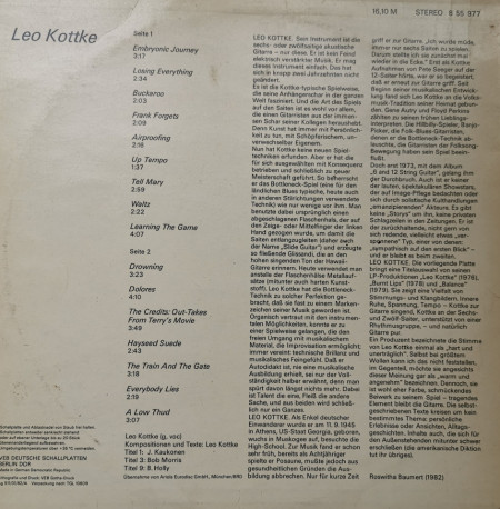 Leo Kottke – албум Leo Kottke - Img 2
