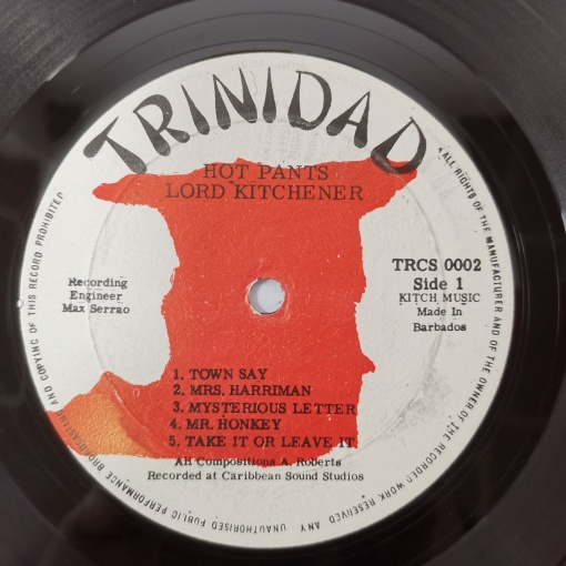 Lord Kitchener – албум Hot Pants - Img 3