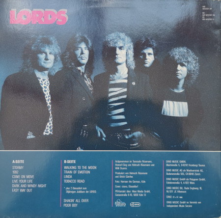 Lords ‎– албум Stormy - Img 2