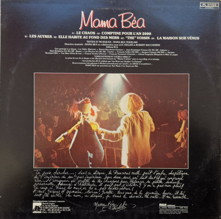 Mama Béa – албум Le Chaos - Img 2