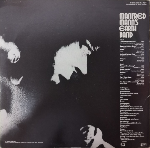 Manfred Mann's Earth Band – албум Manfred Mann's Earth Band - Img 3