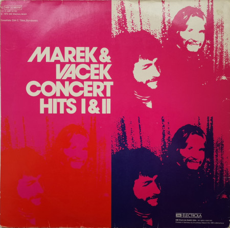 Marek &amp; Vacek‎– албум Concert Hits I &amp; II - Img 2