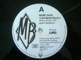Matt Bianco ‎– сингъл More Than I Can Bear (Remix) - Img 4