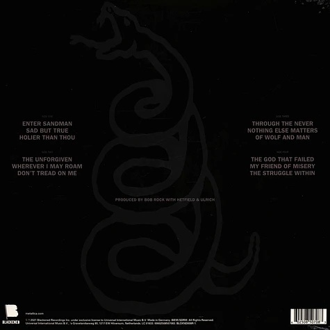 METALLICA - METALLICA (2 x LP) - Img 2