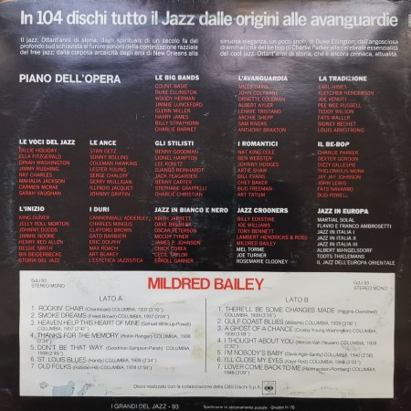 Mildred Bailey ‎– албум Mildred Bailey - Img 2