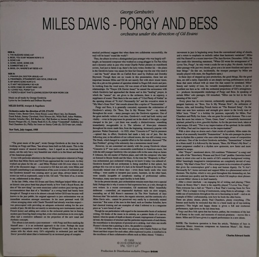 Miles Davis – албум Porgy And Bess - Img 2