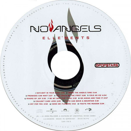 No Angels – албум Elle&#039;Ments (CD) - Img 3