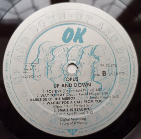 Opus ‎– албум Up And Down - Img 3