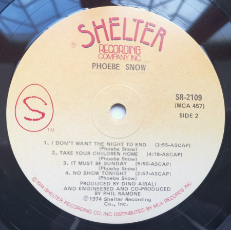 Phoebe Snow ‎– албум Phoebe Snow - Img 2