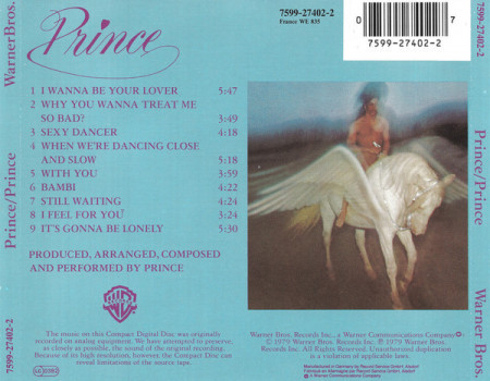 Prince ‎– албум Prince (CD) - Img 2