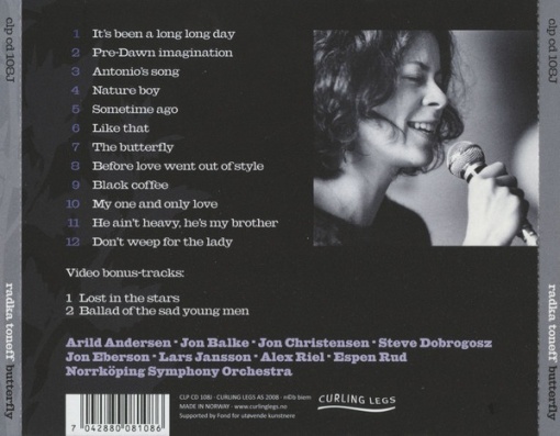 Radka Toneff – албум Butterfly (CD) - Img 2