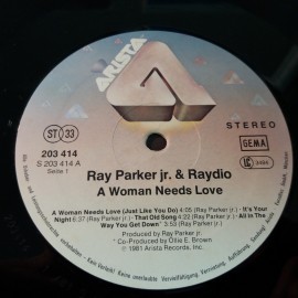 Ray Parker Jr. And Raydio ‎– албум A Woman Needs Love - Img 3