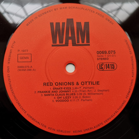 Red Onions &amp; Ottilie – албум Berlin - Img 2