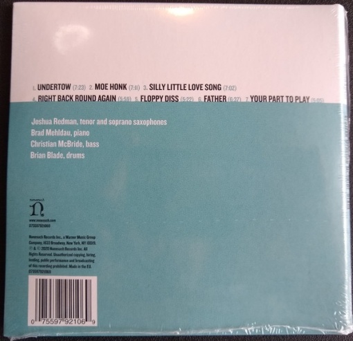 Redman, Mehldau, McBride, Blade – албум RoundAgain (CD) - Img 2