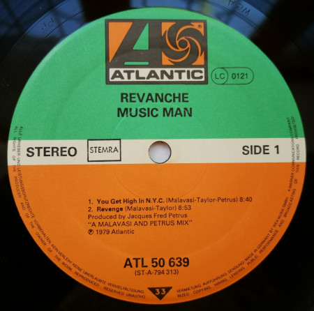 Revanche ‎– албум Music Man - Img 2