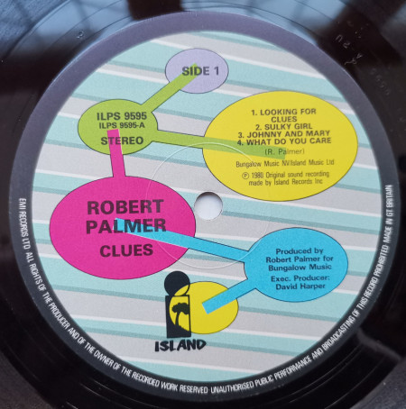 Robert Palmer ‎– албум Clues - Img 2