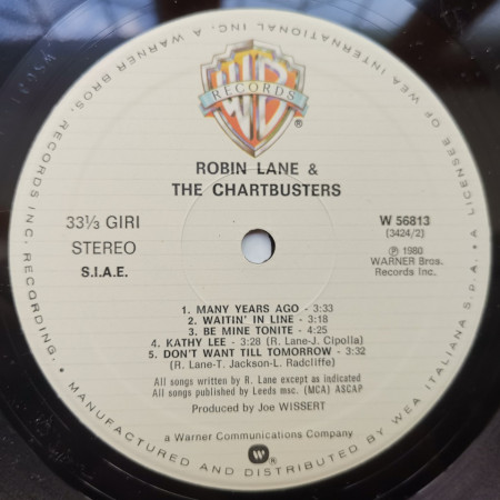 Robin Lane &amp; The Chartbusters – албум Robin Lane &amp; The Chartbusters - Img 3