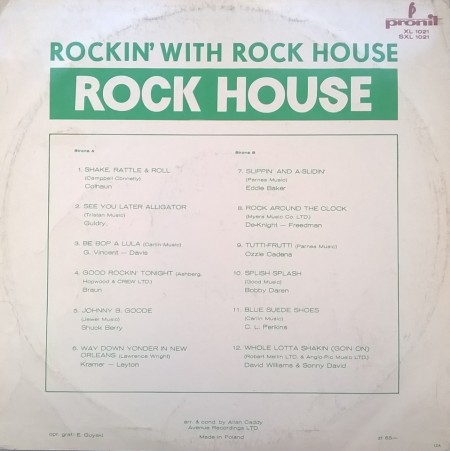 Rock House ‎– албум Rockin' With Rock House - Img 3