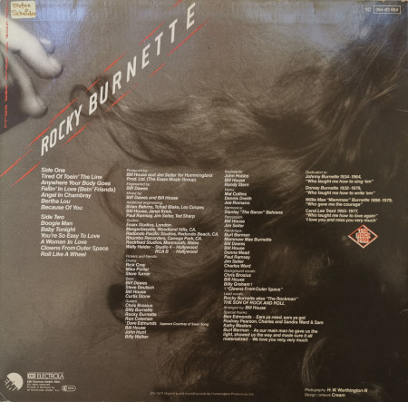 Rocky Burnette – албум The Son Of Rock And Roll - Img 2
