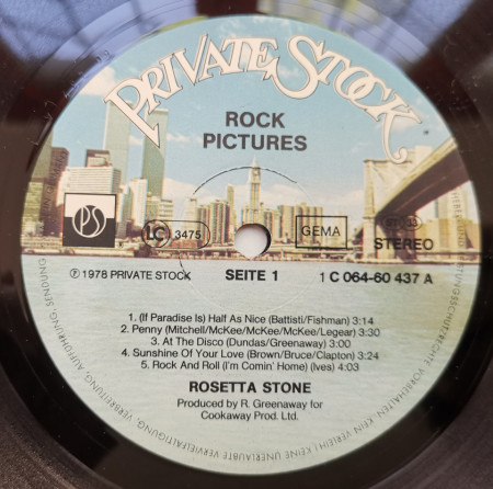 Rosetta Stone – албум Rock Pictures - Img 3