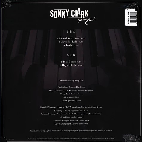 Sonny Clark Project – албум Sonny Clark Project - Img 2
