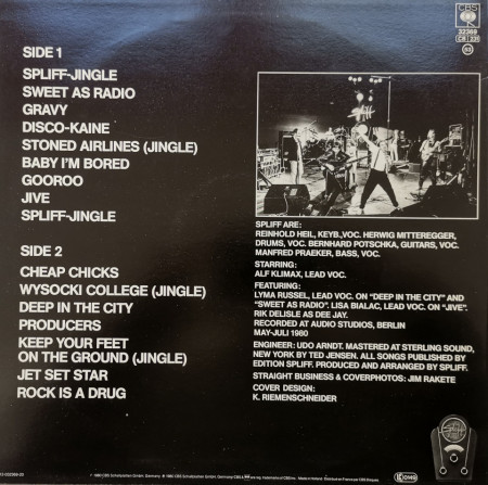 Spliff – албум The Spliff Radio Show - Img 3