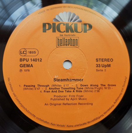 Steamhammer ‎– албум Steamhammer - Img 3