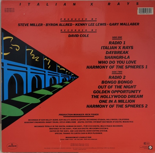 Steve Miller Band – албум Italian X Rays - Img 2