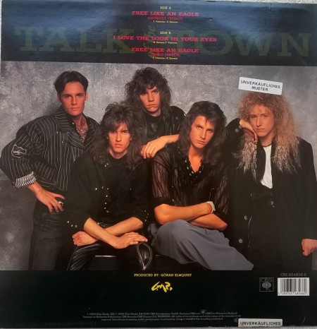 Talk Of The Town ‎– сингъл Free Like An Eagle - Img 3