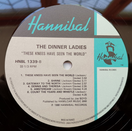 The Dinner Ladies ‎– албум These Knees Have Seen The World - Img 3
