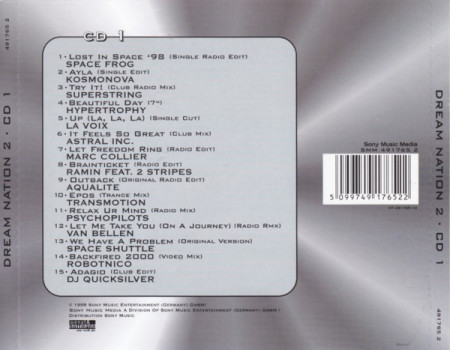 Various ‎– албум Dream Nation 2 (CD) - Img 2
