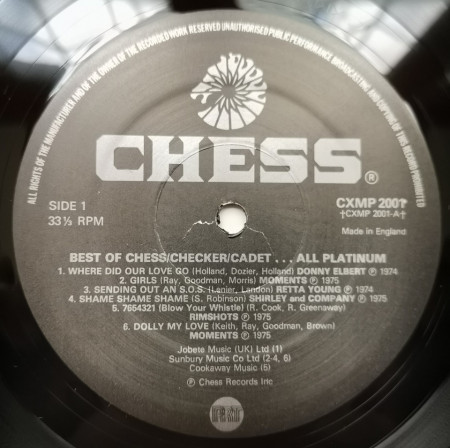 Various – албум The Best Of Chess Checker Cadet - All Platinum - Img 3
