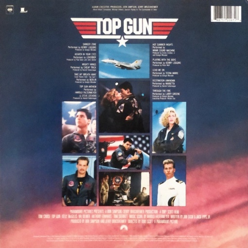 Various – албум Top Gun (Original Motion Picture Soundtrack) - Img 2