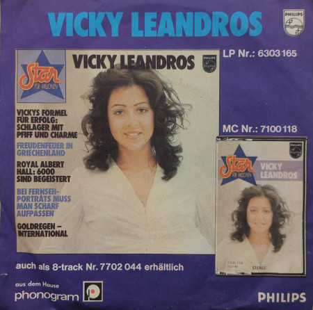 Vicky Leandros – сингъл Weisst Du Woraus Die Träume Sind - Img 3