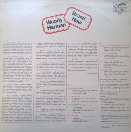 Woody Herman ‎– албум Brand New - Img 3