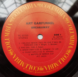Art Garfunkel – албум Breakaway - Img 3
