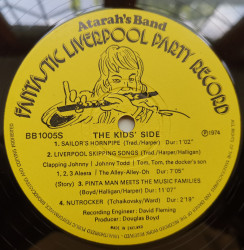 Atarah's Band – албум Fantastic Liverpool Party Record - Img 3