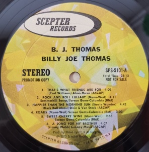 Billy Joe Thomas – албум Billy Joe Thomas - Img 3