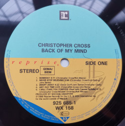 Christopher Cross – албум Back Of My Mind - Img 3