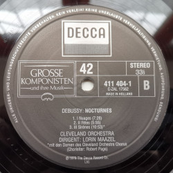 Debussy / Cleveland Orchestra / Lorin Maazel – албум La Mer Und Nocturnes - Img 3