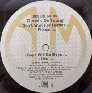 Dennis DeYoung – албум Desert Moon - Img 3