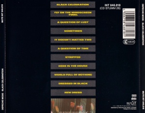 Depeche Mode – албум Black Celebration (CD) - Img 2