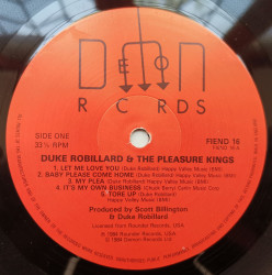 Duke Robillard And The Pleasure Kings – албум Duke Robillard And The Pleasure Kings - Img 3