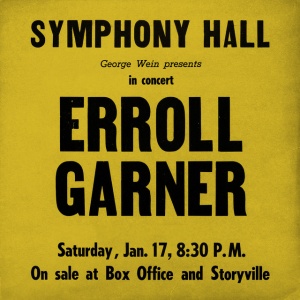 GARNER, ERROLL - SYMPHONY HALL CONCERT