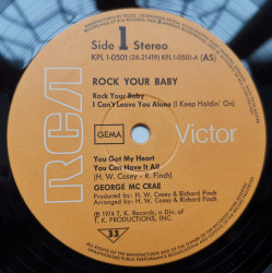 George McCrae – албум Rock Your Baby - Img 3