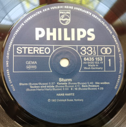 Hans Hartz – албум Sturm! - Img 3