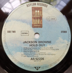 Jackson Browne – албум Hold Out - Img 3